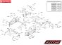 BWS51040 Chassis Side guards left-right BWS-LOSI, Set