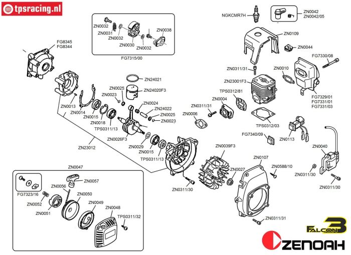 Building Plan Zenoah G230F3 Falcon3