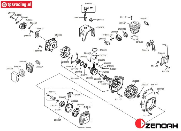 Building Plan Zenoah G260