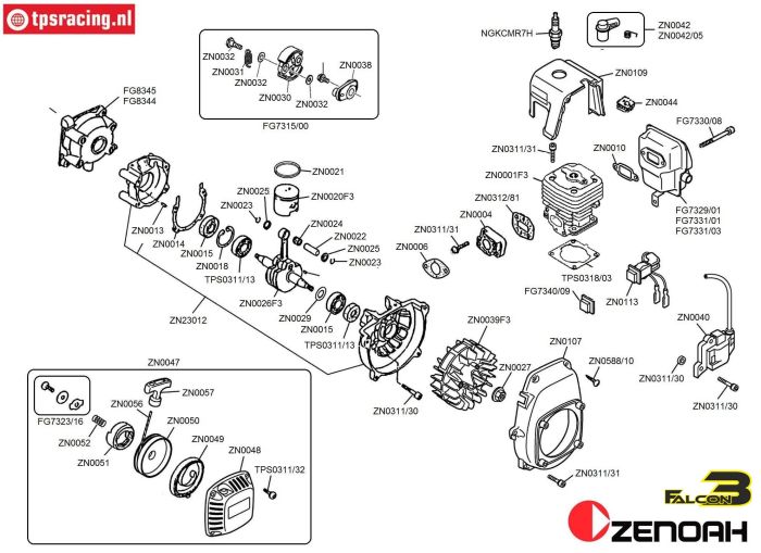 Building Plan Zenoah G270F3 Falcon3