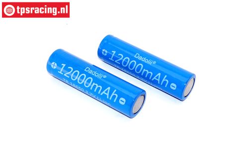 TPS12000/02 18650 Li-Ion battery 3.7 volt 12000 mHa, 2 pcs.