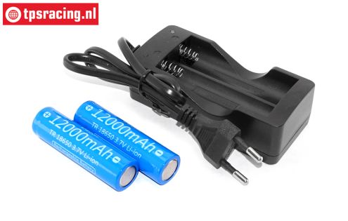 TPS12000 18650 Li-Ion battery 3.7 volt 12000 mHa, set