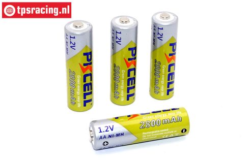 TPS2800 PICELL AA 2800 mAh 1,2 Volt, 4 pcs.