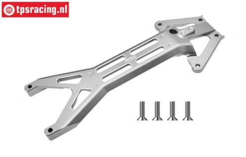 5T3/025F-GS LOSI 5IVE-TE 3.0 Aluminum Upper Brace Gray, 1 pc.