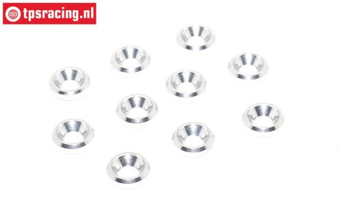 TPS1233/03 Countersunk ring Ø3 mm Silver, 10 pcs.