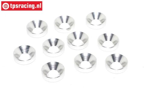 TPS1235/03 Countersunk ring Ø5 mm Silver, 10 pcs.