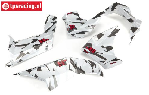 ARA411017 ARRMA Fireteam Splash-guard White Camo, set