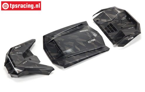 ARA411023 ARRMA Fireteam Body Black Camo, set