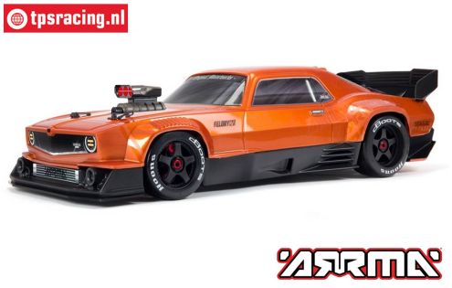 ARA7617V2T2 ARRMA FELONY 6S BLX 1/7 Muscle Car, Orange
