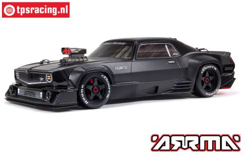 ARA7617V2T1 ARRMA FELONY 6S BLX 1/7 Muscle Car, Black