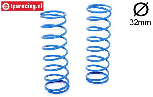 BWS55050/01B Shock spring front Bleu Ø3,0-L115 mm, 2 pcs.