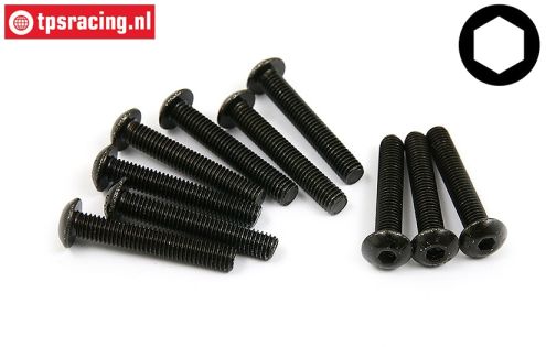 BWS56029 Button Head Screw M5-L30 mm, 10 pcs