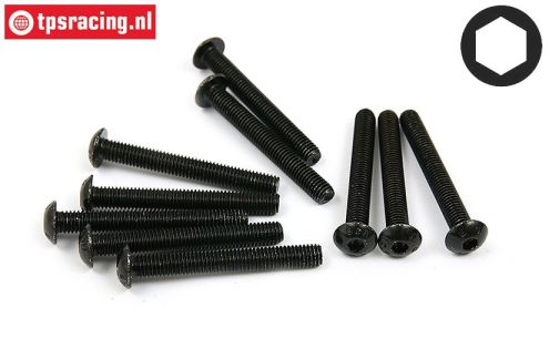 BWS56031 Button Head Screw M5-L40 mm, 10 pcs