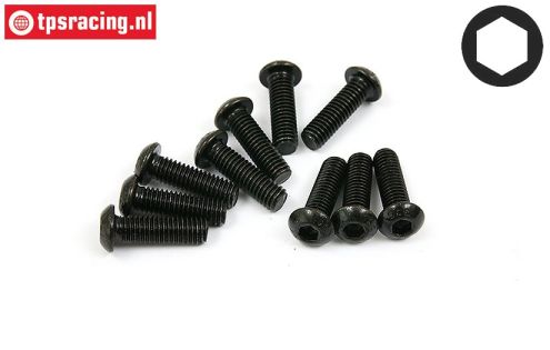 BWS56032 Button Head Screw M6-L20 mm, 10 pcs