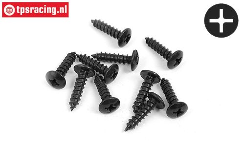 BWS56055 Button Head tapping screw Ø4-L16 mm, 10 pcs