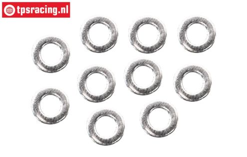 BWS56084 Steel washer Ø5-Ø10-H1 mm, 10 pcs