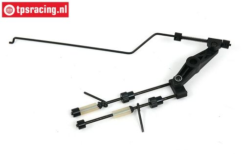 BWS59046Z Gas-Brake Linkage Black 15T BWS-LOSI, set