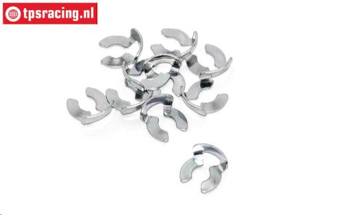 TPS150/04 Quick release clips with grip, Ø4 mm, 10 pcs