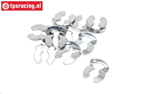 TPS150/06 Quick release clips with grip Ø6 mm, 10 pcs