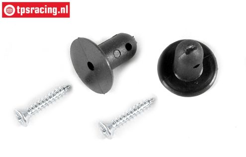 FG10012 Battery-Body support Ø10-Ø8-L15 mm, 2 pcs.