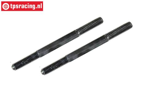FG10021 Steel threaded rod L/R-M6-L80 mm, 2 pcs