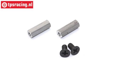 FG1015/01 Aluminum Distance L17 mm, 2 pcs.