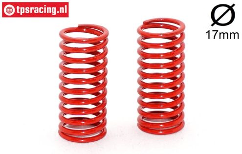 FG10183 spring red Ø17-Ø2,4-L48 mm, 2 pcs.