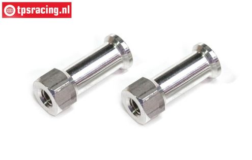 FG1213/08 Alloy Distance bolt rc plate M4-L13,5 mm, 2 St.