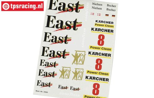 FG2060 Team Decals Mc. Laren GTR, Set