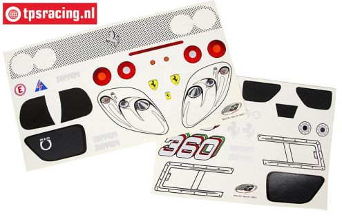 FG2069/01 Decals Ferrari 360GT, Set