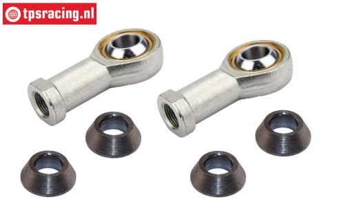FG4429/01 Steel ball joint, M8R/Ø5 mm, 2 St.