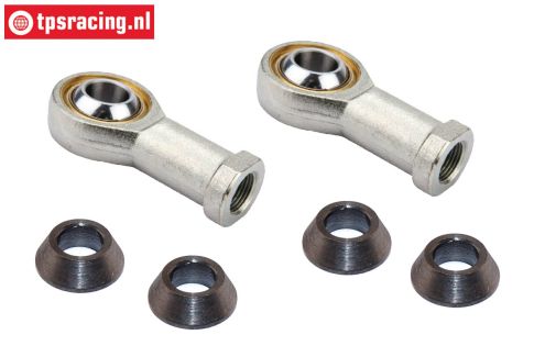 FG4429 Steel ball joint, M6R/Ø5 mm, 2 St.