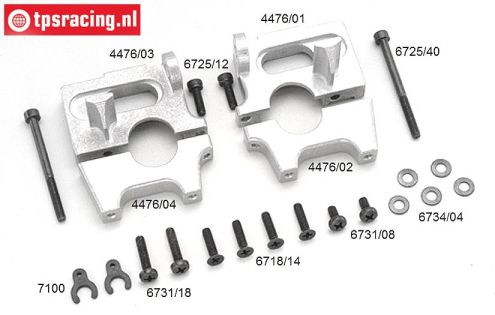 FG4476 Alloy rear diff mount 2WD, set