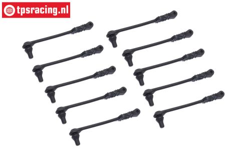 TPS6013/60 TPS Body Clips rubber L45 mm, 10 pcs.