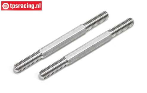 FG6028/01 Alloy threaded rod L/R-M6-L74 mm, 2 pcs