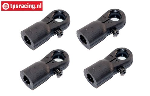 FG6029/05 Ball-and-Socket adjustable M8-Ø10 mm, 4 pcs.