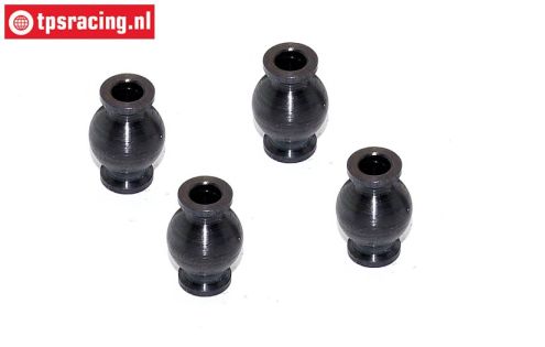 FG6081 Steel ball Ø4-Ø10-H15 mm, 4 pcs