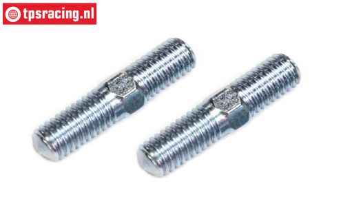 FG6100/04 Steel Threaded rod M8-L44 mm, 2 pcs