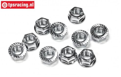 FG6115 Steel locking nut M8R, 10 pcs.