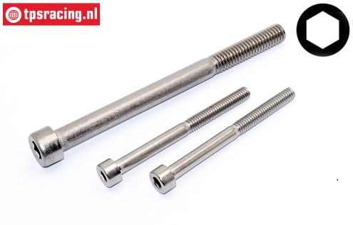 FG6183/02 SS Head Hex Screw M4-M6, Set