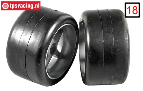 FG6419/09 1/6 Slicks S1 Super Soft Glued W80 mm, 2 pcs.