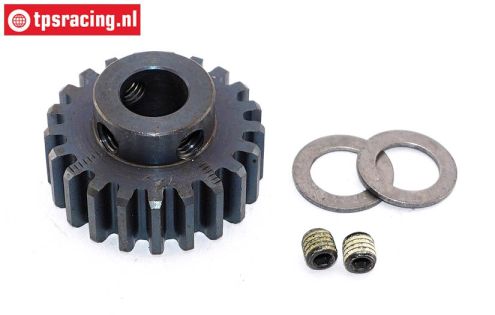 FG6433/21 Steel gear 21T wide Ø10-B12 mm, 1 pc