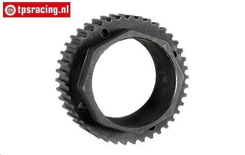 FG66207 Belt pulley rear 4WD Ø43-42T, 1 pc.