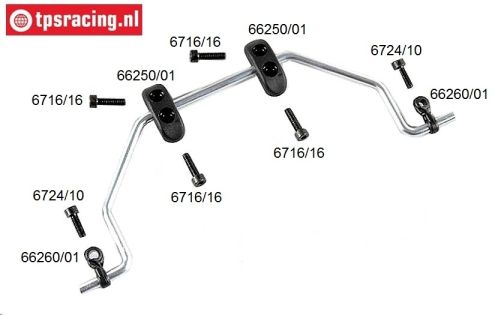 FG66260 Stabilizer 1/5 4WD front L208-Ø4,0 mm, Set