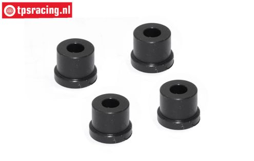 FG66291/09 Teflon Shock bushing Ø4,1-Ø9.0 mm, 4 pcs.
