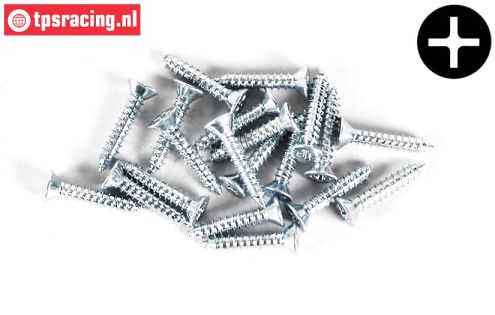 FG6710/25 Countersunk sheet screw Ø2,9-L25 mm, 20 pcs