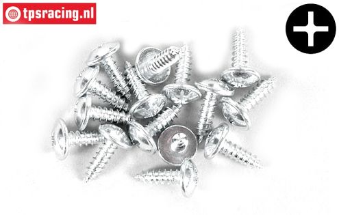 FG6715/09 Pan-head tapping screw flange Ø2,9-L9,5 mm, 15 pcs