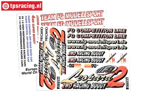 FG67165 Decals FG Leopard 2WD, Set