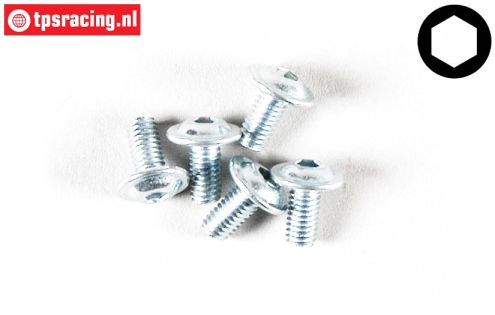 FG6717/06 Button Head Screw M3-L6 mm, 5 pcs.