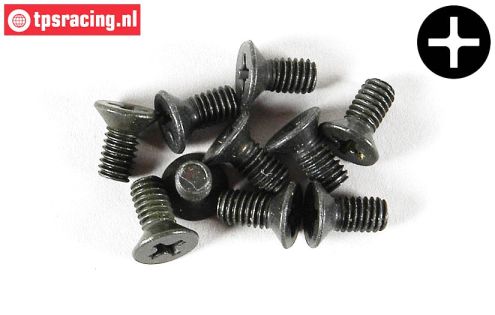 FG6718/08 Cross-recess Countersunk M4-L8 mm, 10 pcs